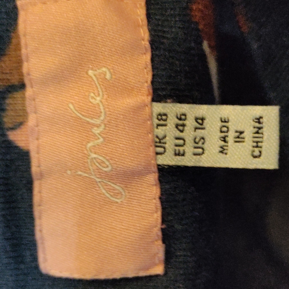 Joules Harbour Print long sleeved US Size 14 - Picture 5 of 8